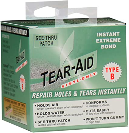 Tear Aid Vinyl Repair Roll Type B