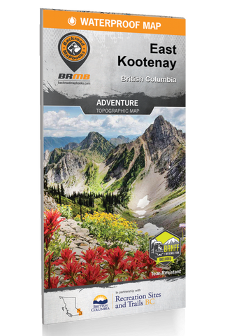 Backroads Mapbook - East Kootenay BC Map - Waterproof Map