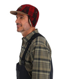 ColdWeather Cap Red Buffalo Plaid
