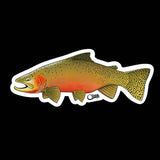 Cling Westslope Cutthroat Trout Decal