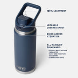 YETI 26oz Bottle with Flip Chug Cap
