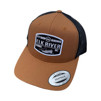 ERGC Drift Boat Shield Patch Retro Trucker Hat