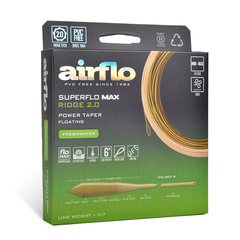 Airflo Superflo Max Ridge 2.0 - Power Taper Fly Line