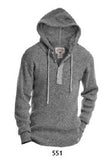 Stanfield's Wool Henley with Hood (1329)