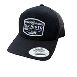 ERGC Drift Boat Shield Patch Retro Trucker Hat