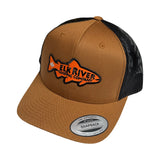 ERGC Classic Orange Fish Patch Retro Trucker Hat