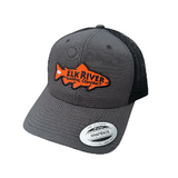 ERGC Classic Orange Fish Patch Retro Trucker Hat