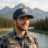 ERGC Drift Boat Circle Patch Retro Trucker Hat