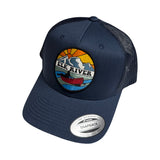 ERGC Drift Boat Circle Patch Retro Trucker Hat