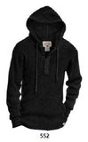 Stanfield's Wool Henley with Hood (1329)