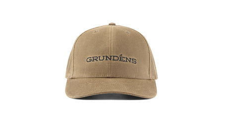 Grundens Wordmark Waxed Trucker Hat