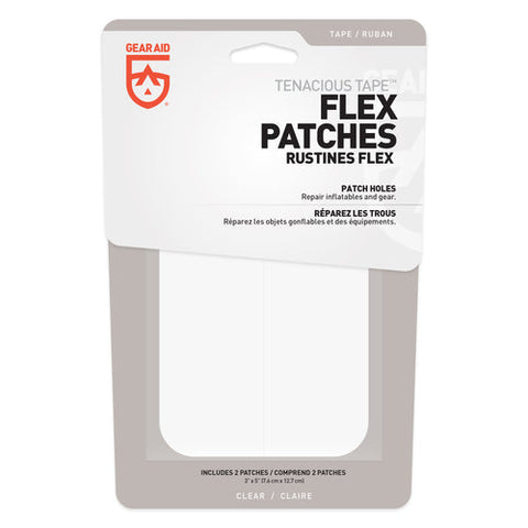 Tenacious Tape Flex Patches Clear 3" x 5"