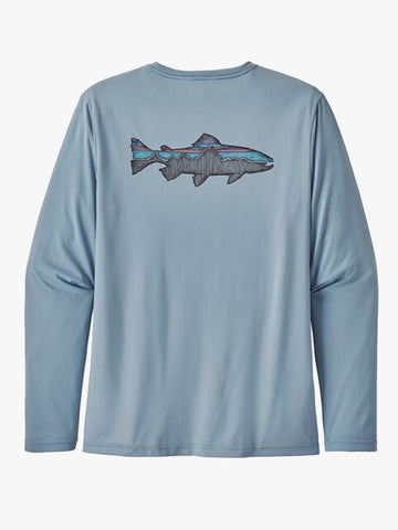 M's L/S Cap Cool Daily Fish Graphic Shirt
